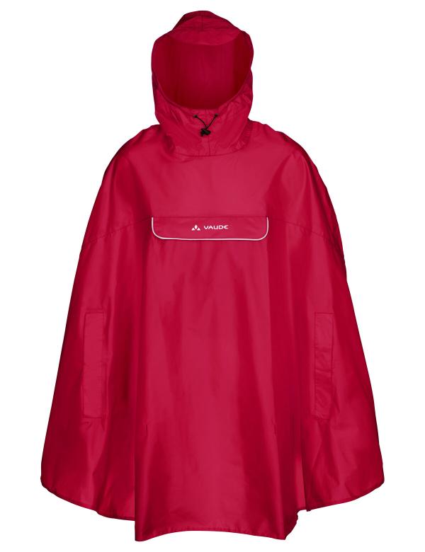 VAUDE Valdipino Poncho indian red Gr&ouml;&szlig; L