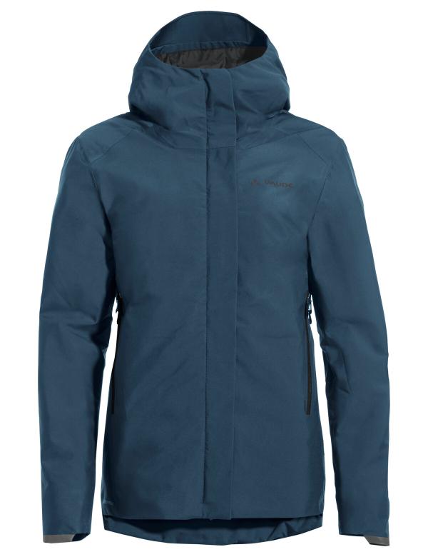 VAUDE Women's Cyclist Warm Rain Jacket dark sea Gr&ouml;&szlig; 36