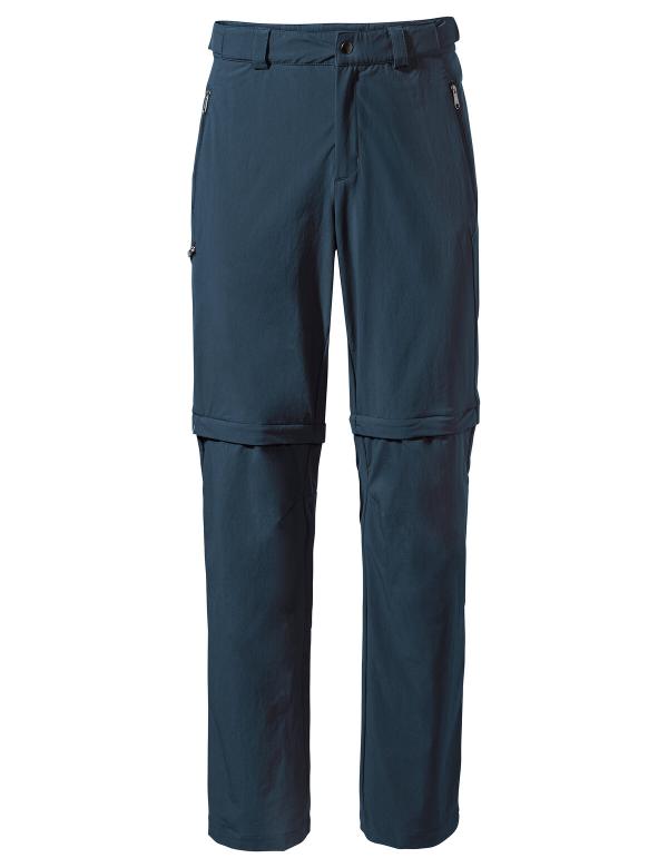 VAUDE Men's Farley Stretch T-Zip Pants III dark sea Gr&ouml;&szlig; 46-Long