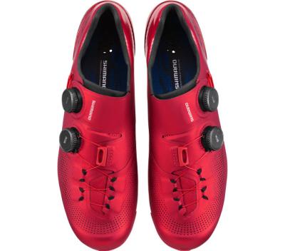 SHIMANO SHIMANO Fahrradschuhe RC903 Damen/Herren Road SPD-SL Gr&ouml;&szlig;e 45 breit Rot Produktbild 1