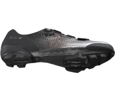 SHIMANO SHIMANO Fahrradschuhe RX801 Herren/Damen Gravel SPD Gr&ouml;&szlig;e 45 Silber Produktbild 3