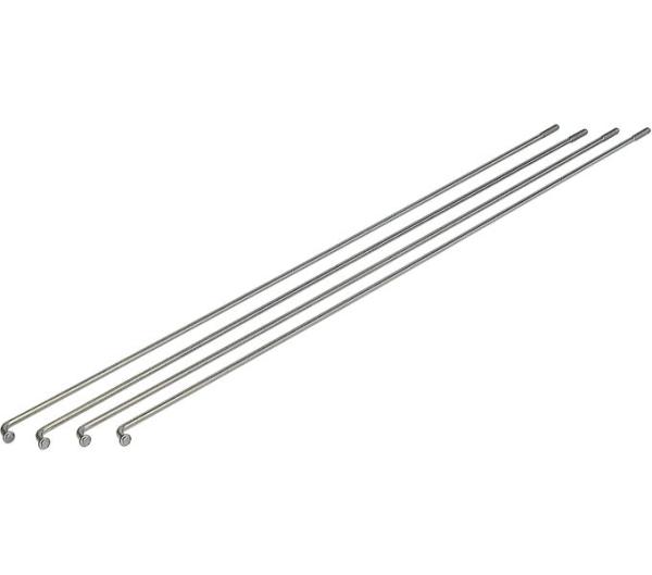Exal SPEICHE 2MM,GLATT,SILB,270MM,100ST
