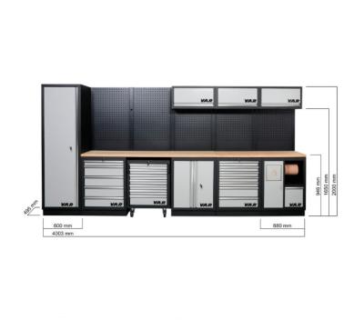 VAR VAR Unterschrank Zweit&uuml;rer MO-52202 680 x 458 x 910 mm Produktbild 2