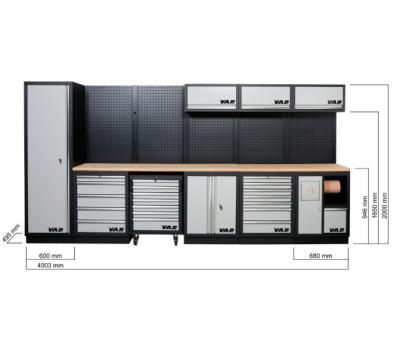 VAR VAR Unterschrank Zweit&uuml;rer MO-52202 680 x 458 x 910 mm Produktbild 3