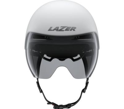 LAZER LAZER Helm Volante KinetiCore Triathlon/Zeitfahren Matte White Silver (S) 52-56 Produktbild 1