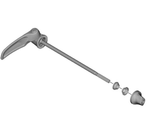SHIMANO Schnellspanner 168 mm FH-M755, FH-M756 Schwarz