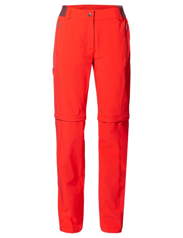 VAUDE Women's Farley Stretch ZO T-Zip Pants II flame Gr&ouml;&szlig; 36-Short