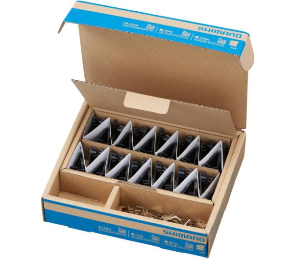 SHIMANO 25 Paar Werkstattpackung Scheibenbremsbelag L05A-RF Resin Aluträger