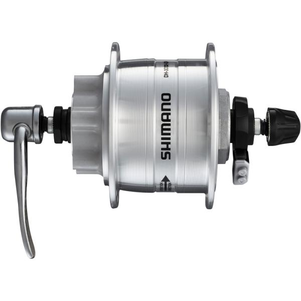 SHIMANO Nabendynamo DH-3D32 6 Volt/3 Watt 36 Loch 6-Loch Silber