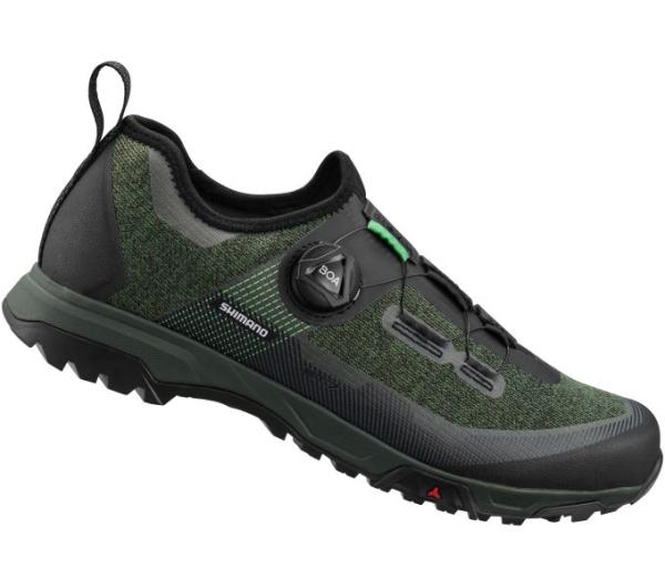 SHIMANO SHIMANO Fahrradschuhe ET701 Herren/Damen MTB FLATPEDAL Gr&ouml;&szlig;e 39 Gr&uuml;n