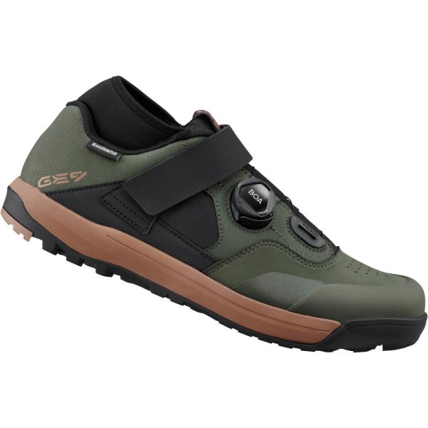 SHIMANO SHIMANO Fahrradschuhe GE900 Herren/Damen MTB SPD Gr&ouml;&szlig;e 44 Gr&uuml;n