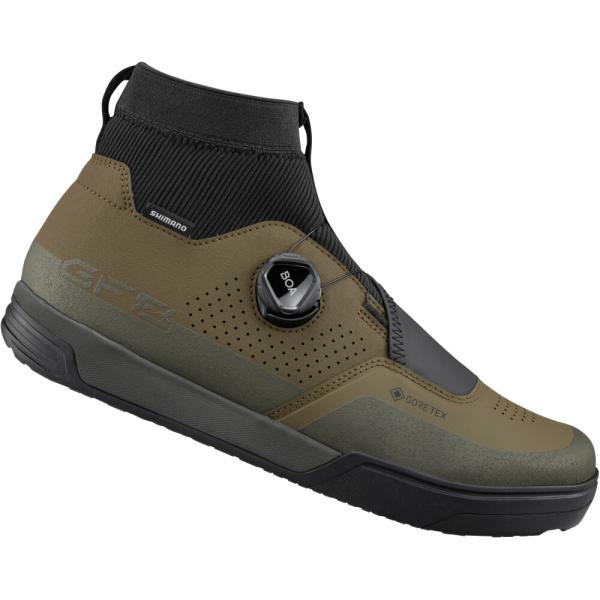 SHIMANO SHIMANO Fahrradschuhe GF800GTX Herren/Damen MTB FLATPEDAL Gr&ouml;&szlig;e 42 Gr&uuml;n