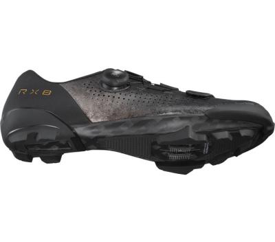 SHIMANO SHIMANO Fahrradschuhe RX801 Herren/Damen Gravel SPD Gr&ouml;&szlig;e 42 Schwarz Produktbild 3