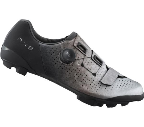 SHIMANO SHIMANO Fahrradschuhe RX801 Herren/Damen Gravel SPD Größe 48 Silber