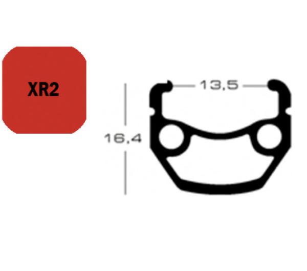 Exal Felge XR2 28" 36 Loch Schwarz
