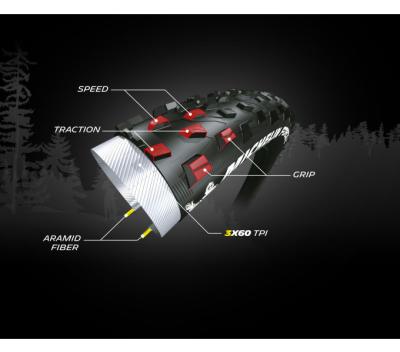 Michelin Michelin Reifen FORCE 54-559 Schwarz Produktbild 2