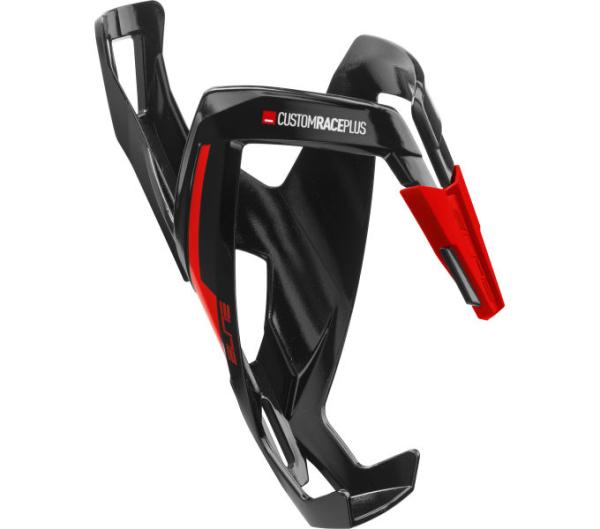 ELITE ELITE Flaschenhalter Custom Race Plus Schwarz/Rot Glänzend