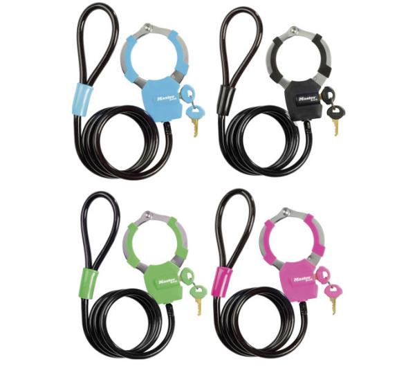 Master Lock Handschellenschloss Street Cuff 8275 4er Pack 1000 mm Schlüssel