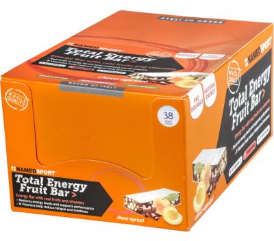 NAMEDSPORT NAMEDSPORT Energieriegel TOTAL ENERGY FRUIT BAR Choco-Apricot 25 x 35 g Produktbild 1