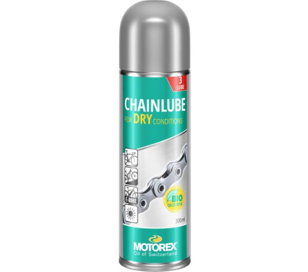 MOTOREX MOTOREX Kettenöl CHAINLUBE DRY CONDITIONS 1x 300 ml Sprühdose