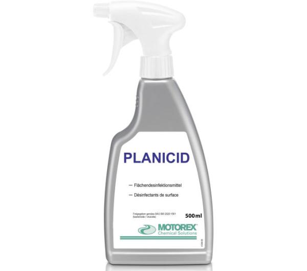 MOTOREX MOTOREX PLANICID Fl&auml;chendesinfektionsmittel 500 ml Flasche