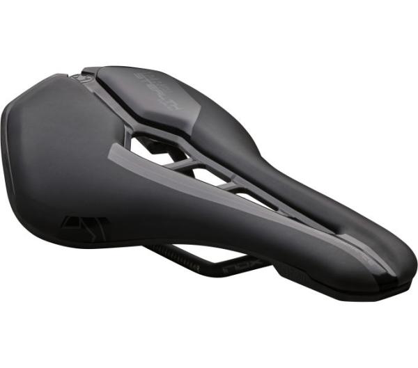 PRO Fahrradsattel Stealth Curved Performance 142 mm Schwarz Edelstahl Gestell