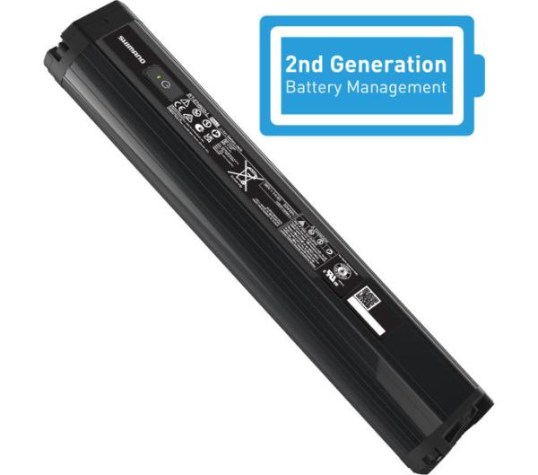 SHIMANO Akku SHIMANO E-BIKE SYSTEMS BT-EN805-L Rahmen/Integriert 504 Wh (2nd Gen. BMS)