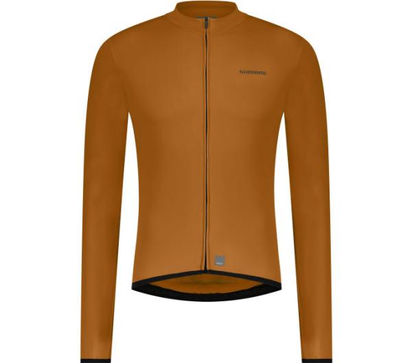 SHIMANO VERTEX Thermal Long Sleeve Jersey Bronze XL