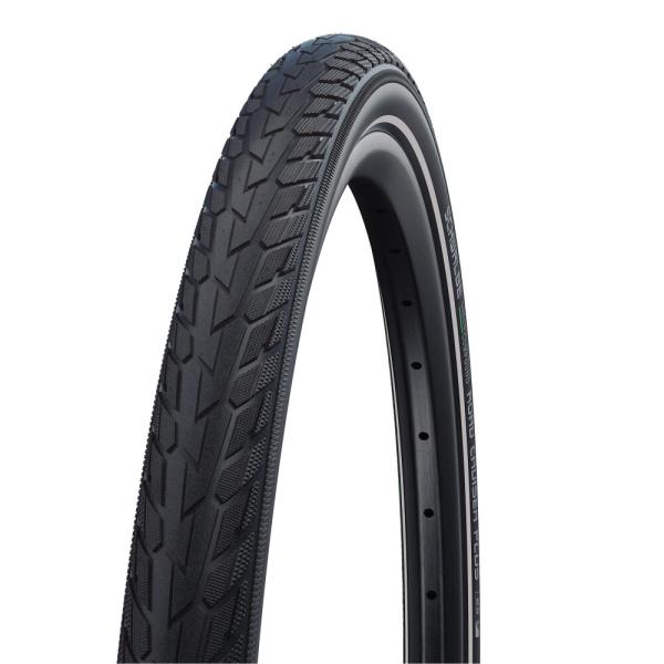 Schwalbe DRAHTREIFEN ROAD CRUISER PLUS ActGreen Compound PunctureGuard 37-622 Schwarz/Ref