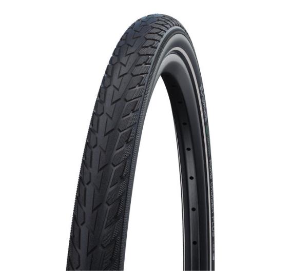 Schwalbe ROAD CRUISER PLUS Active Line Green Compound PunctureGuard 55-622 Schwarz/Reflex