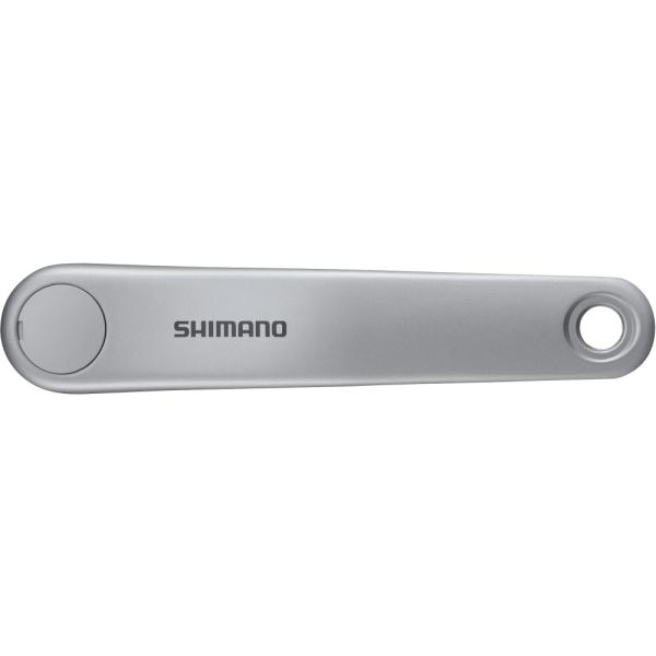 SHIMANO Kurbelarm SHIMANO E-BIKE SYSTEMS FC-E5000 Links 165 mm Silber