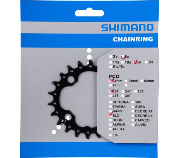 SHIMANO Kettenblatt DEORE FC-M617/660 22 Zähne