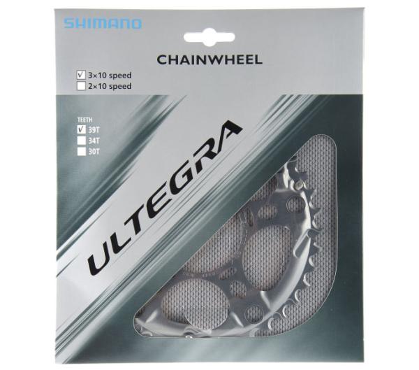 SHIMANO Kettenblatt ULTEGRA FC-6703 39 Z&auml;hne Silber
