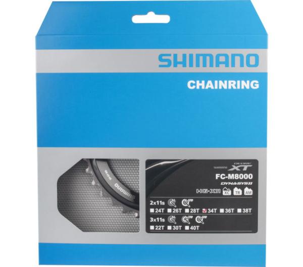 SHIMANO Kettenblatt DEORE XT FC-M8000 34 Z&auml;hne