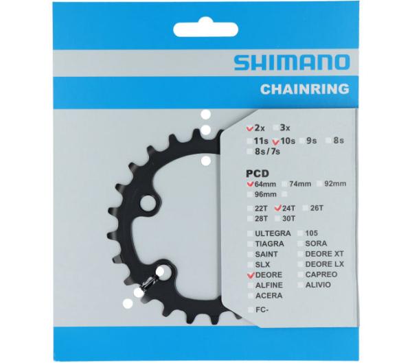 SHIMANO Kettenblatt DEORE FC-M6000-2 24 Zähne
