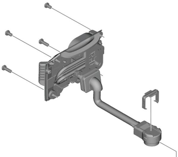 SHIMANO Kabelsteckereinheit BM-EN600 oberes Geh&auml;use 600 mm