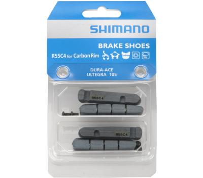 SHIMANO 2 Paar Bremsbelag R55C4 f&uuml;r Carbonfelge Produktbild 1