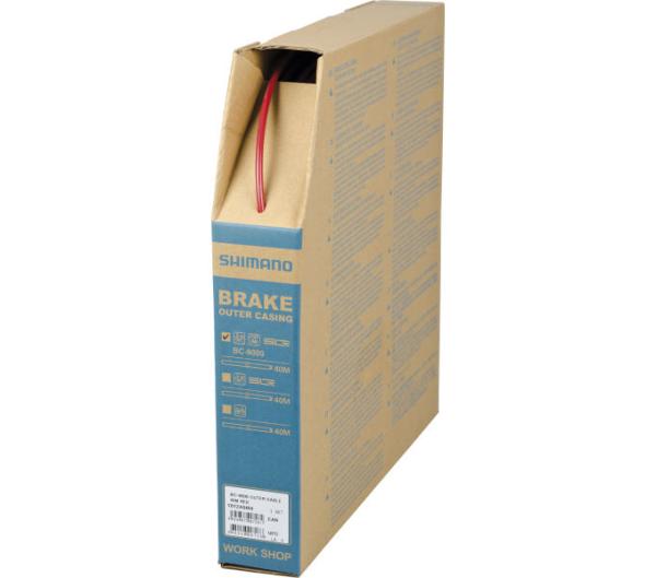 SHIMANO Bremszugau&szlig;enh&uuml;lle DURA-ACE BC-9000 40 m Rot